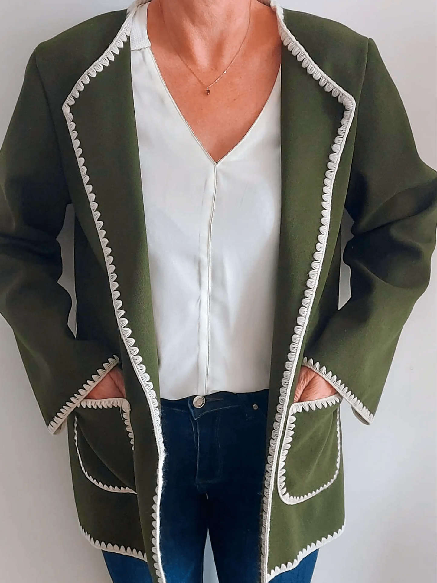 Veste brodée Jacqueline